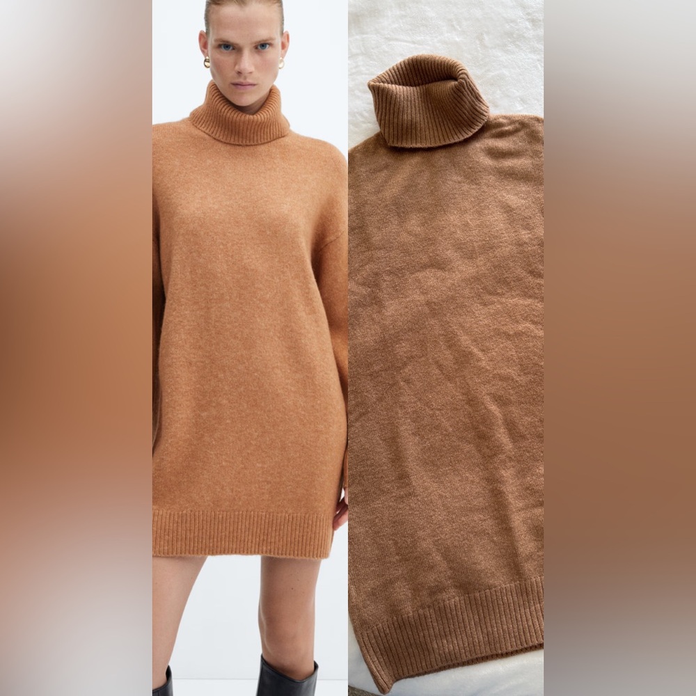 NWOT Mango Wool Sweater Dress